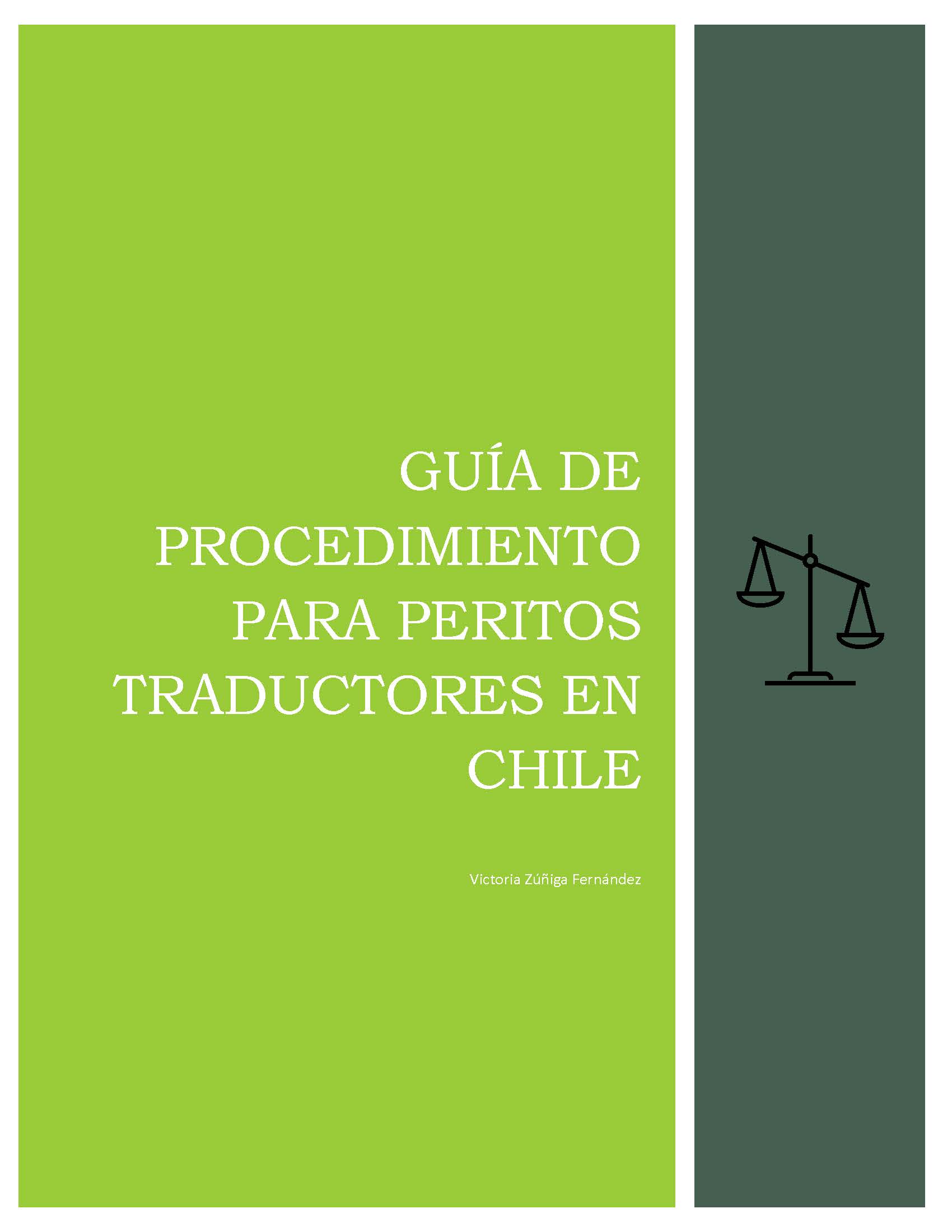 Guía de procedimiento para peritos traductores en chile