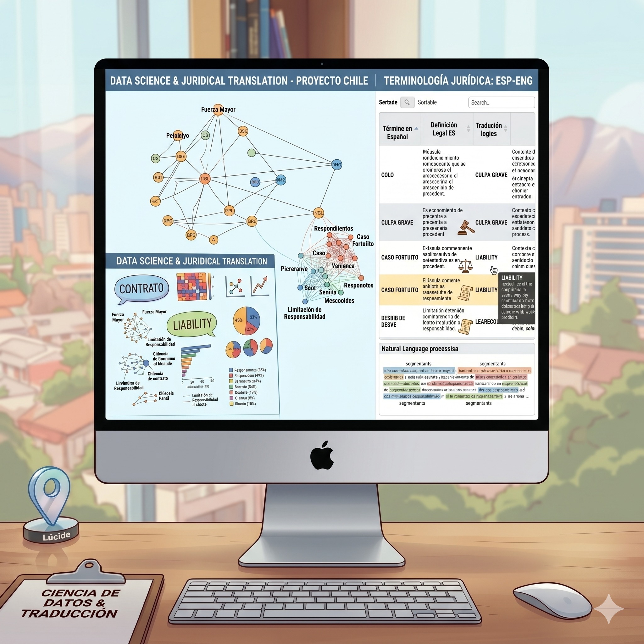 Imagen Ciencia de datos e IA y su aplicación en gestión terminológica jurídica